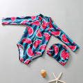 Kids' Watermelon Print Swimsuit
