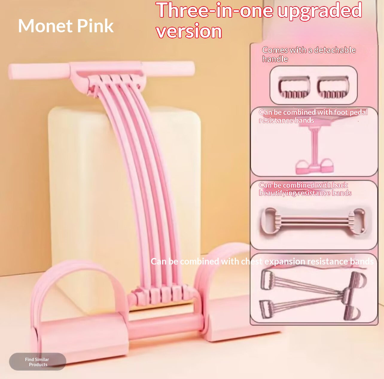 Foot-Operated Shoulder & Back Resistance Trainer