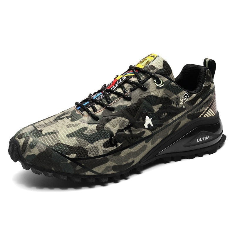 Air Cushion Off-Road Running Shoes - Camouflage