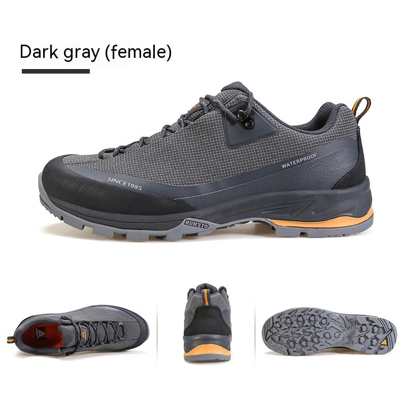 Low-Top Mountain Climbing Boots - Dark Gray Women