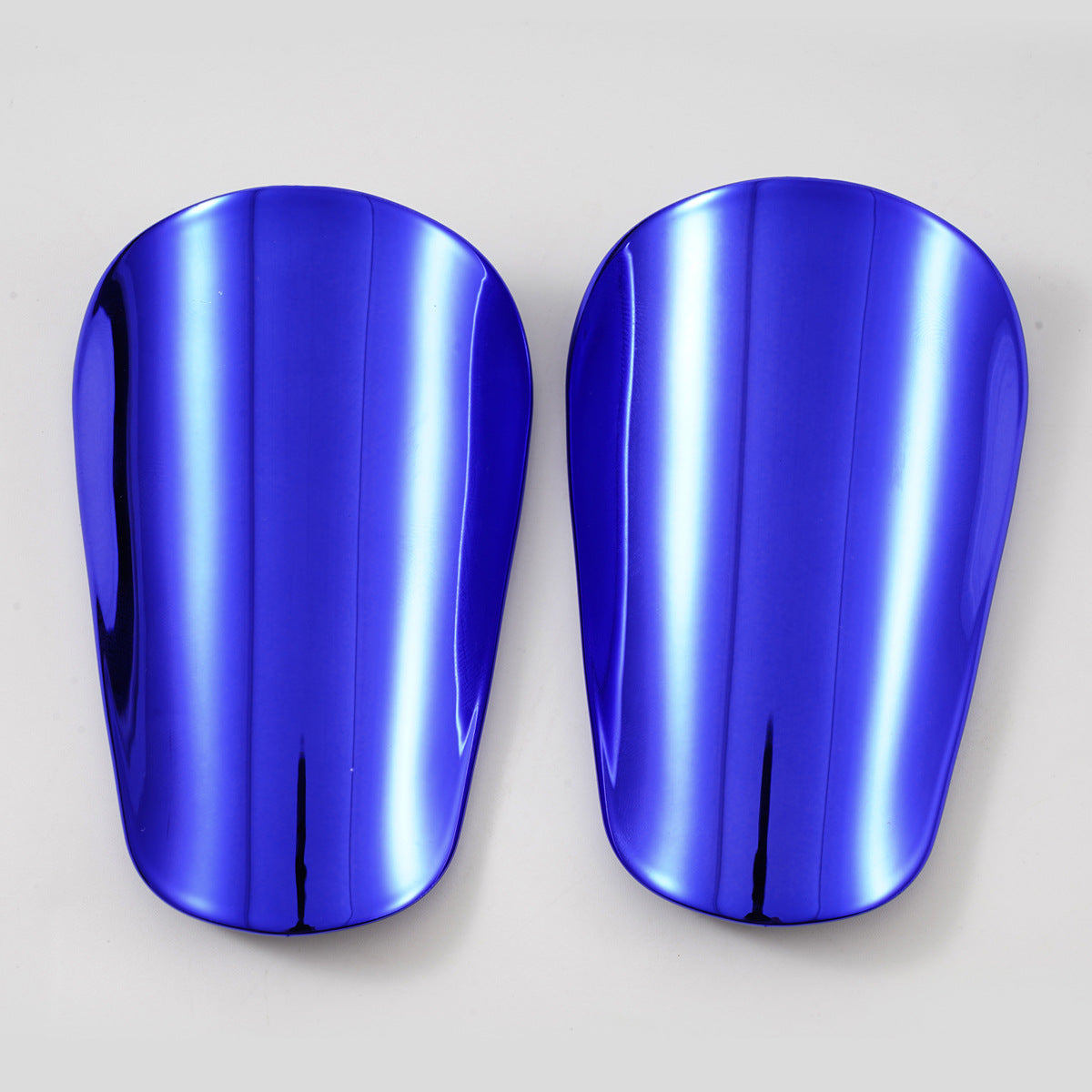 Adult And Children's Electroplated Thickened Soccer Shin Guards - Blue