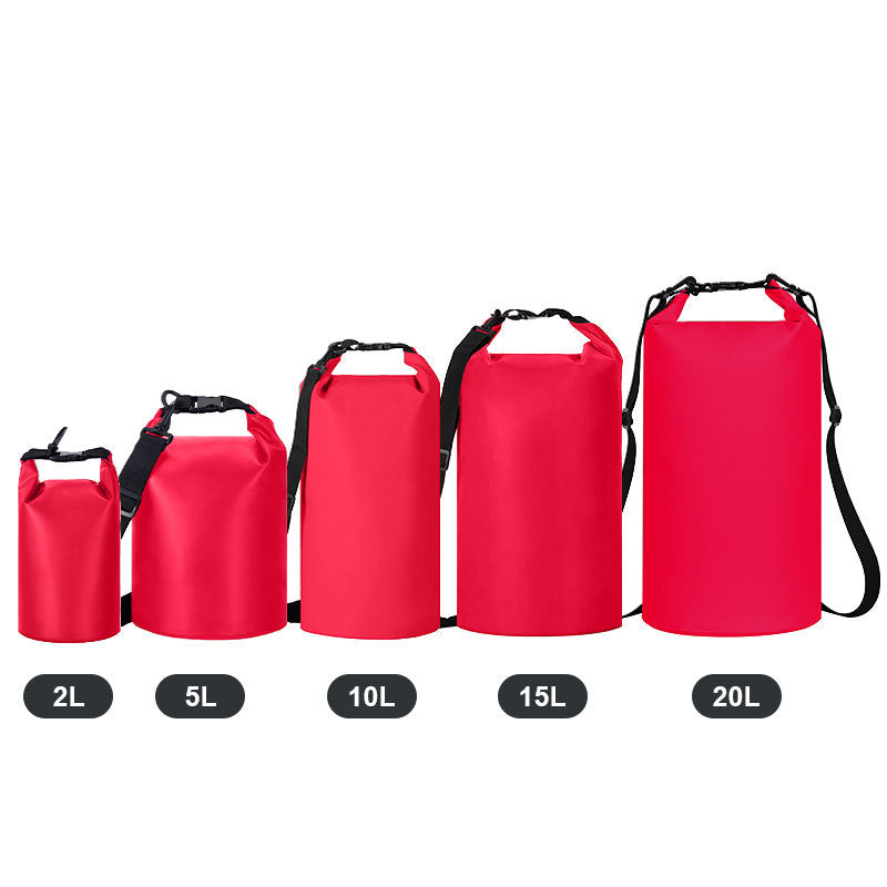 Outdoor Sports Swimming Beach Dry-wet Separation Dry Bag - Bright Red