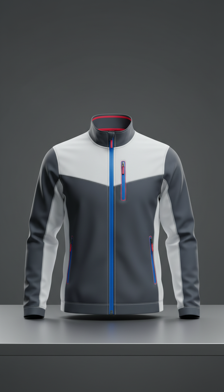 Lightweight Technical Training Jacket with Ventilation