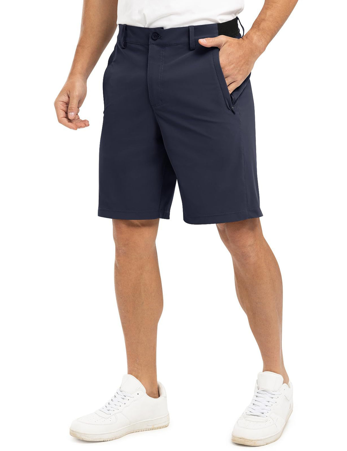 Men's Business Casual Golf Shorts - Navy Blue