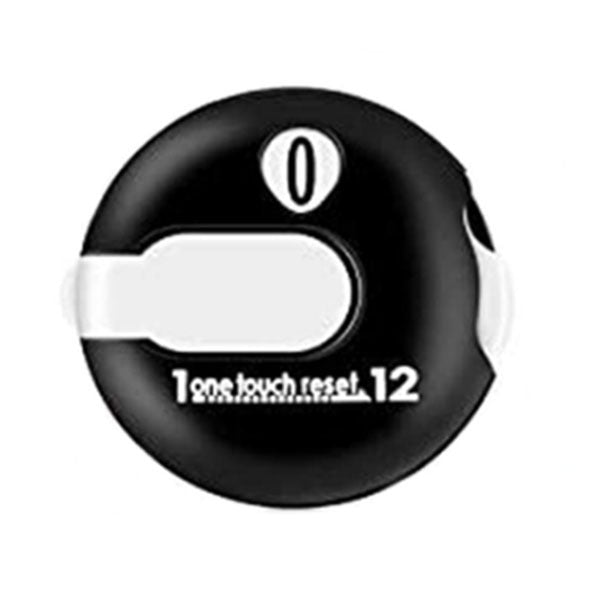 Golf Hat Clip Stroke Counter - Black white