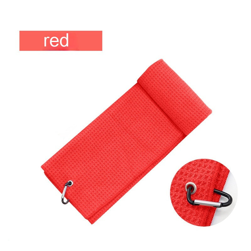 Golf Ball Cleaning Towel - Red