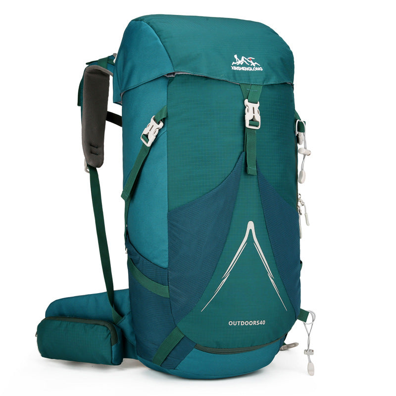 Lightweight Outdoor Hiking and Climbing Backpack - Dark Green