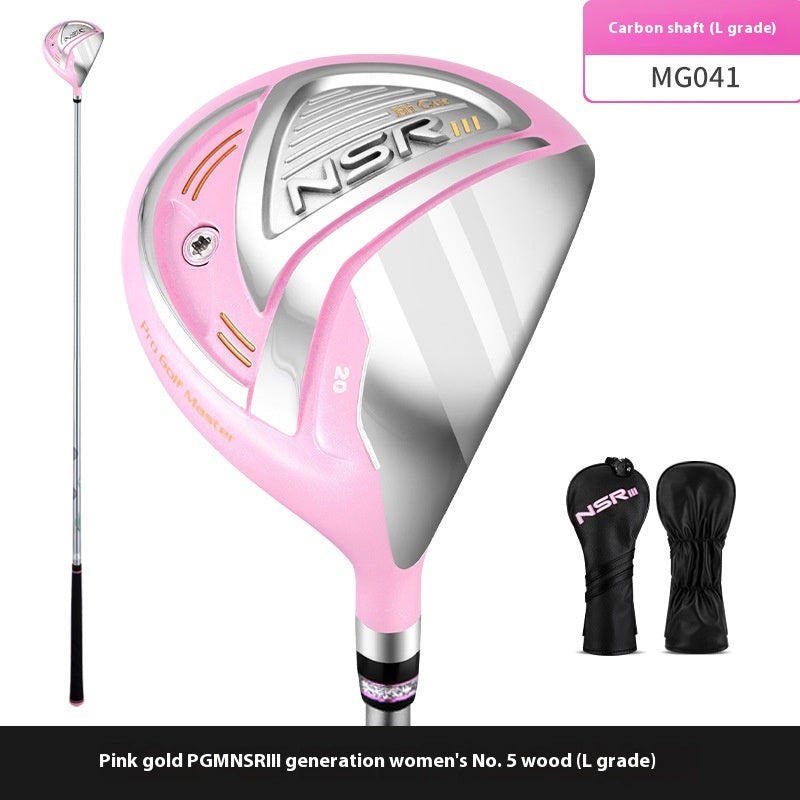 Women's Fairway Wood Set (No. 1/3/5) - Pink Gold No 5 Wood 20 °