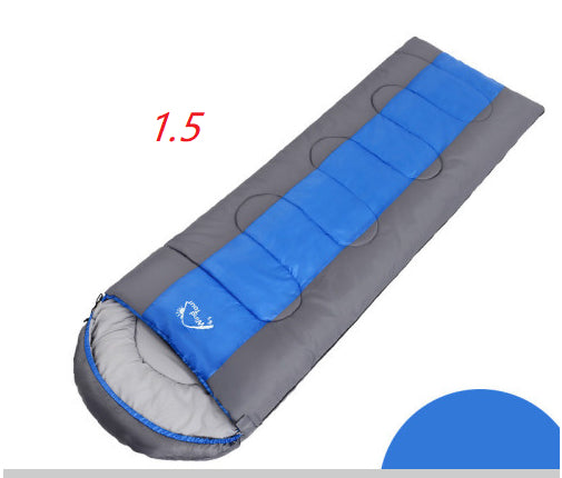 Outdoor Camping Sleeping Bag - Gray blue 1.5kg