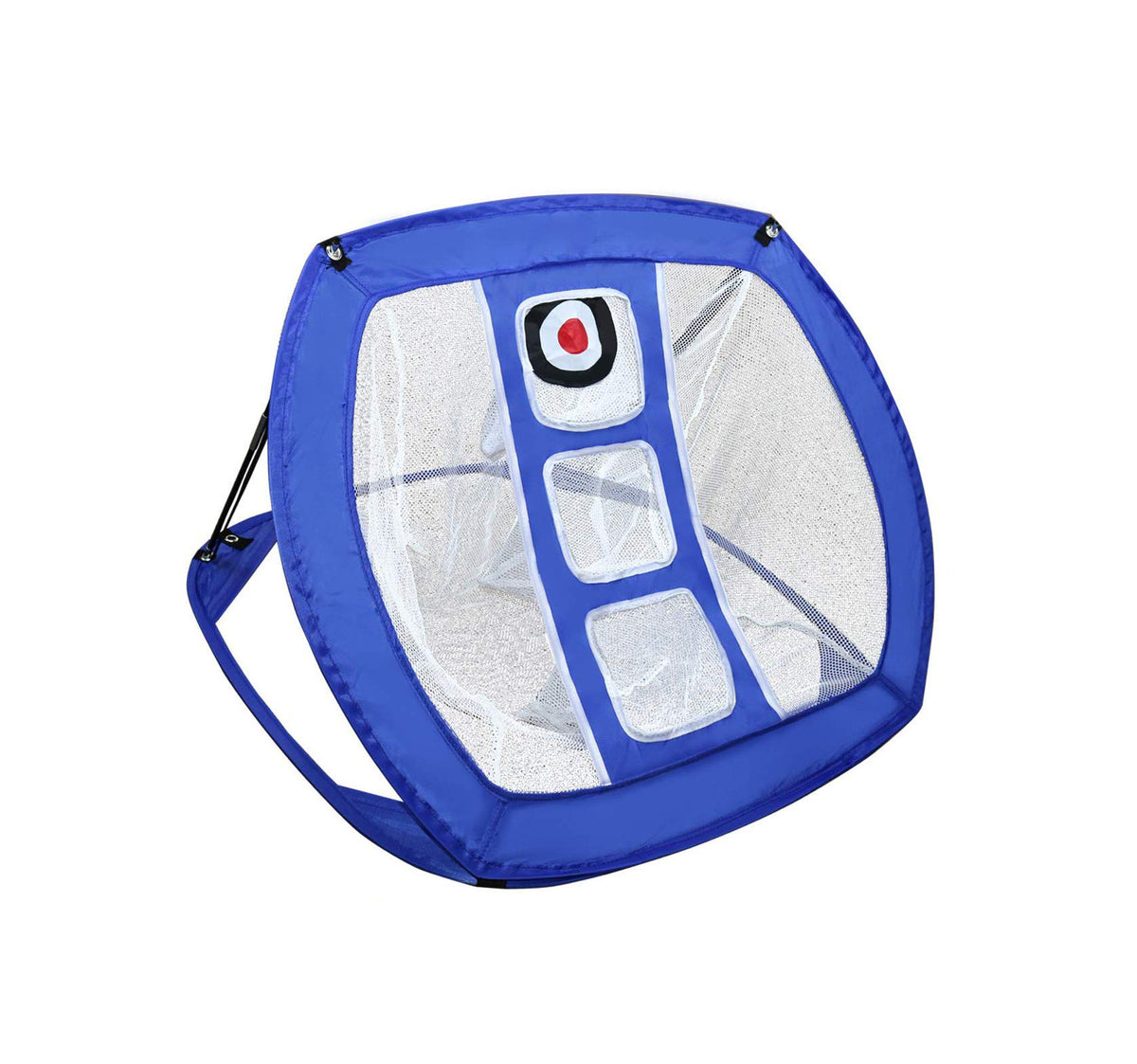 Golf Chipping Net with Target Cutouts - A blue