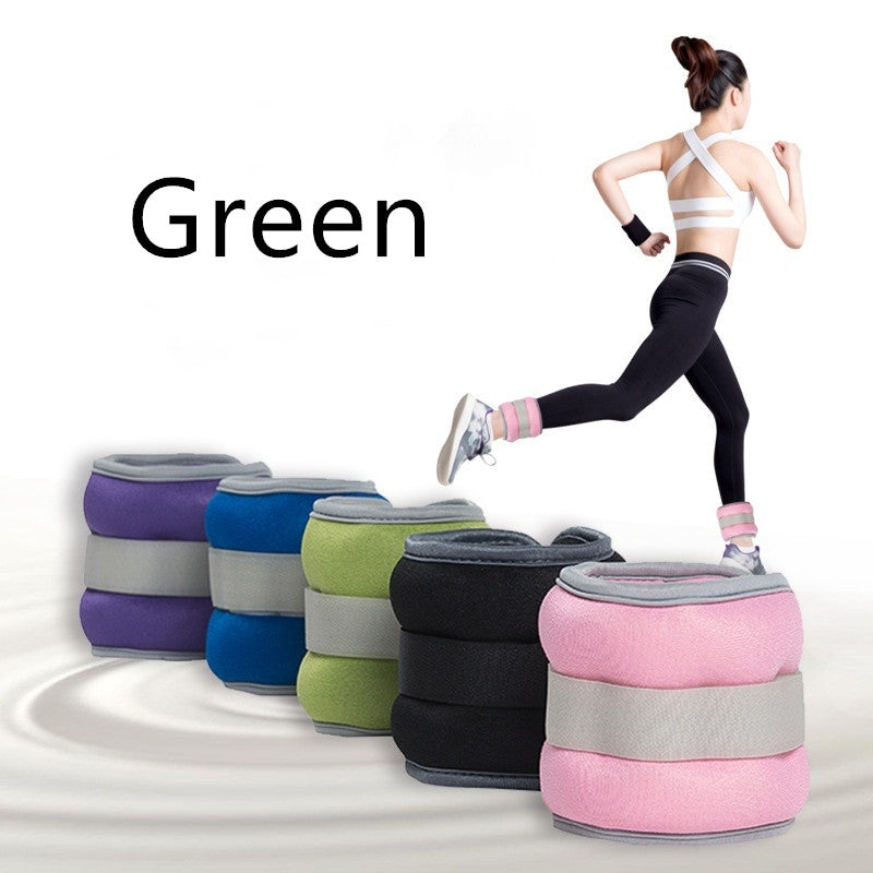 Leg Sandbags for Rehabilitation Training - Green