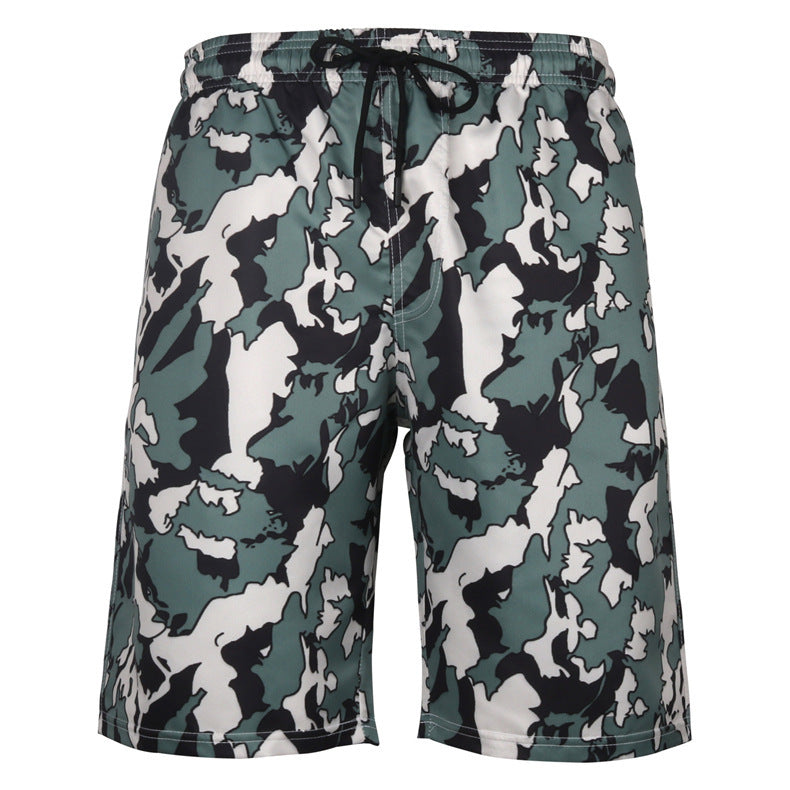 Men's Octopus Print Beach Shorts - 2style