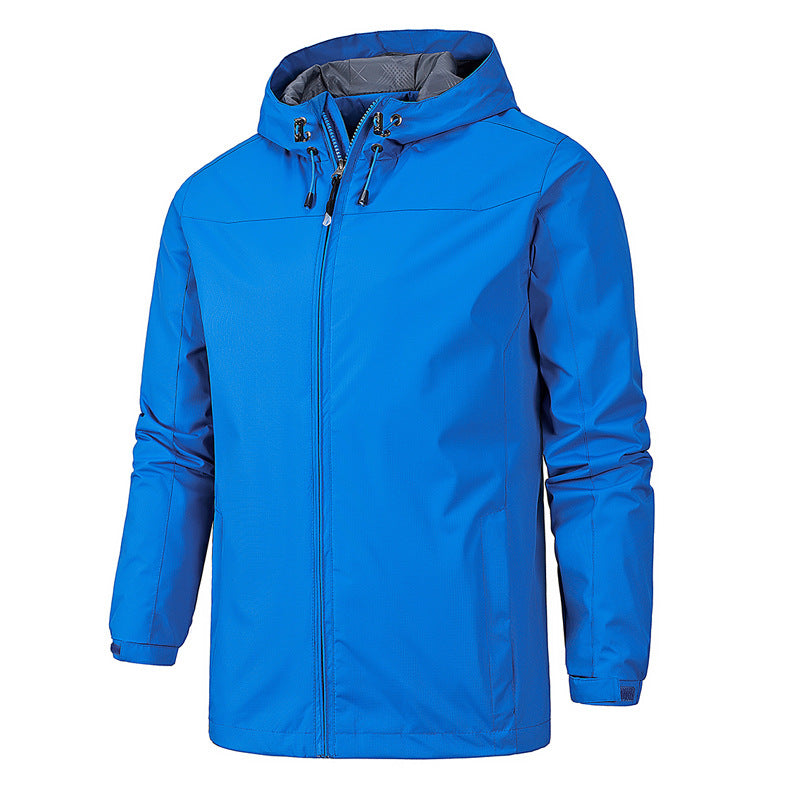 Windproof All-Season Mountaineering Jacket - Blue