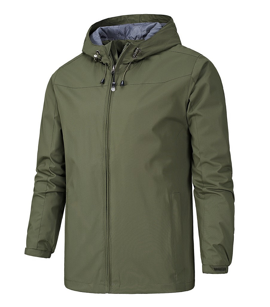 Windproof All-Season Mountaineering Jacket - ArmyGreen