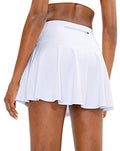 Pleated Tennis Skirt With Back Belt
