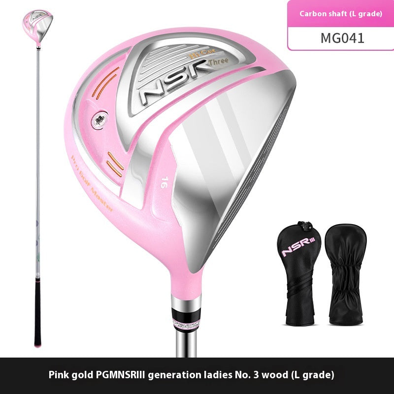 Women's Fairway Wood Set (No. 1/3/5) - Pink Gold No 3 Wood 16 °
