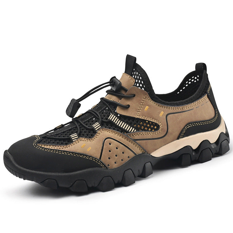 Summer Mesh Hiking Shoes - Khaki