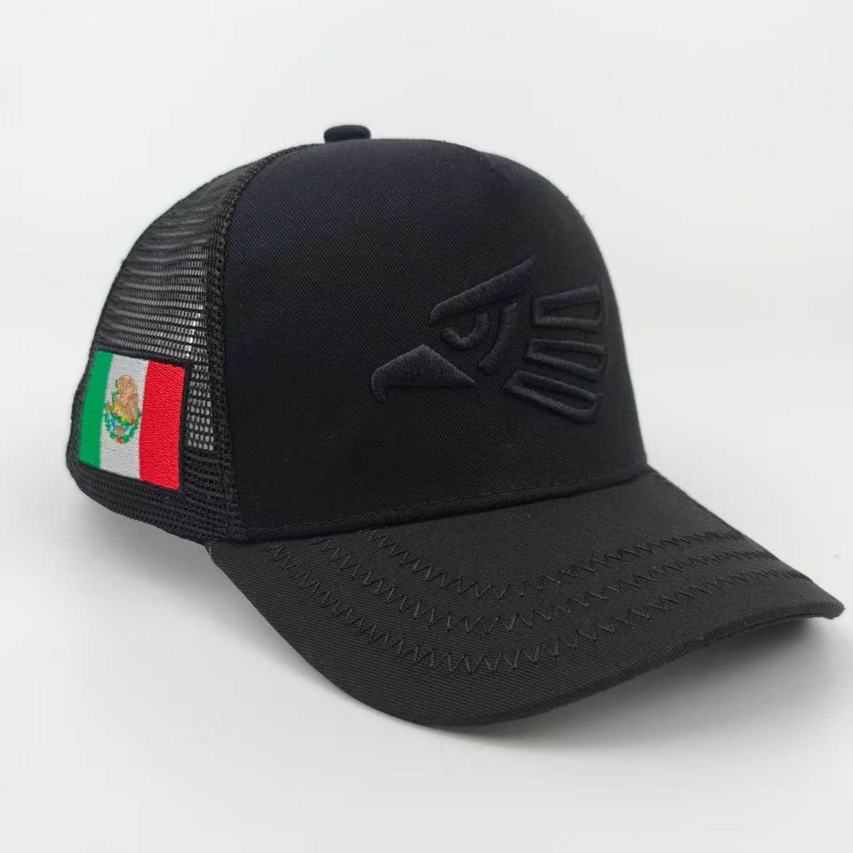Sun-Protective Mesh Baseball Cap - Black