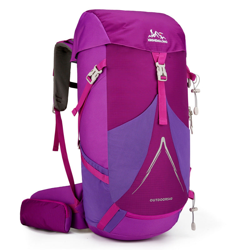 Lightweight Outdoor Hiking and Climbing Backpack - Purple