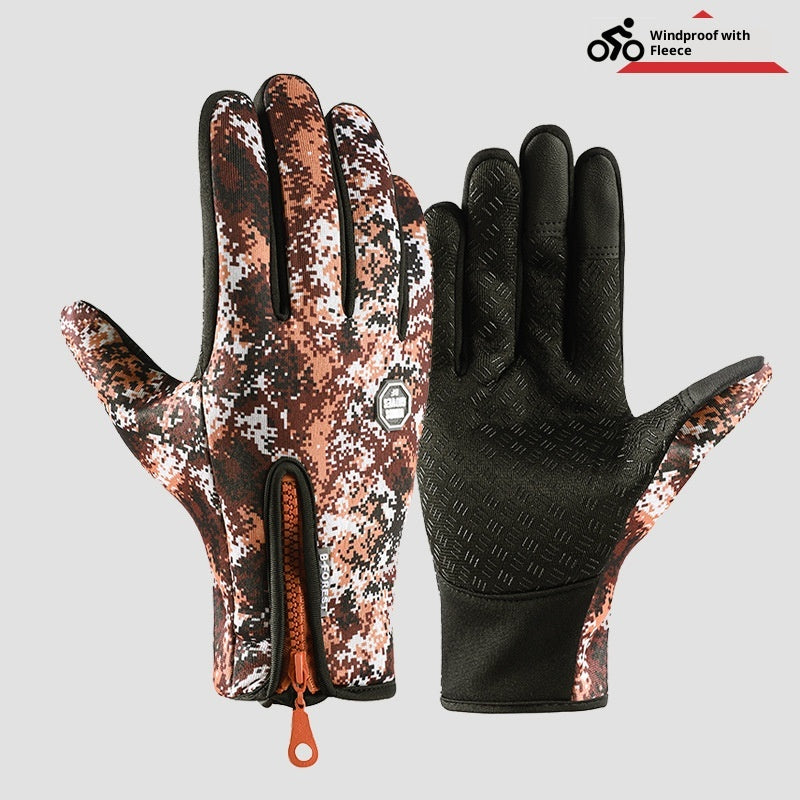 Outdoor Cycling and Mountaineering Gloves - The second Generation Color Br