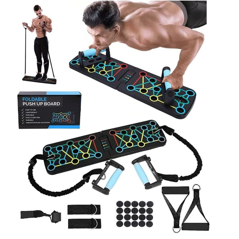 Foldable Push-Up Fitness Board - Full Set