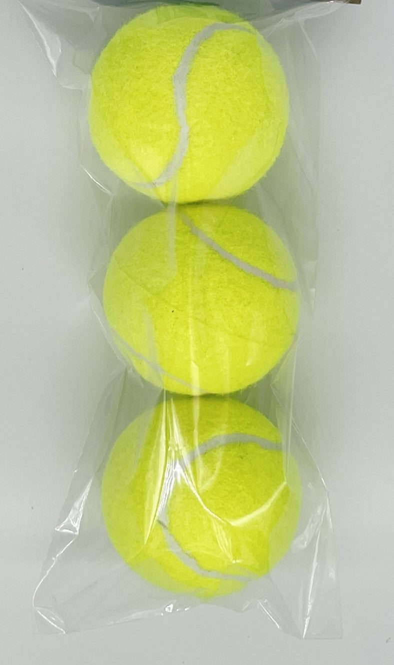 Pressurized Tennis Balls (3-Pack) - 57 Wool Bags