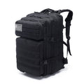 45L Tactical Hiking Backpack, Men's and Women's - Black