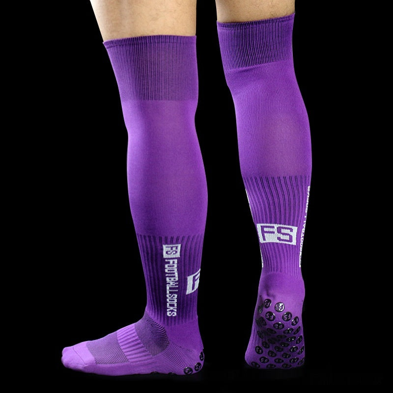 Anti-Slip Knee-High Training Socks - Purple