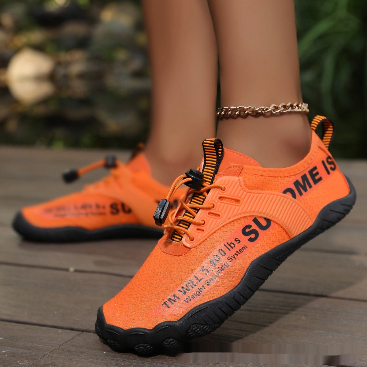 Beach Diving Swimming Outdoor Leisure Wading Hiking And Running Shoes - Orange
