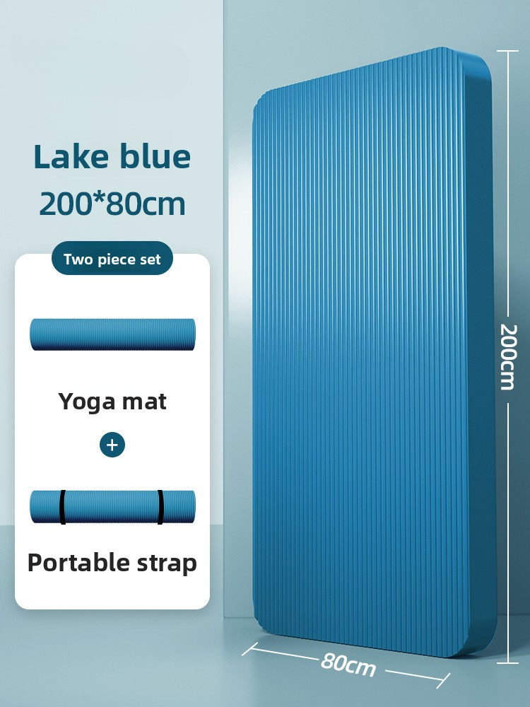 Extra-Thick Non-Slip Yoga Fitness Mat - 001-200cm 80cm 20cm 2