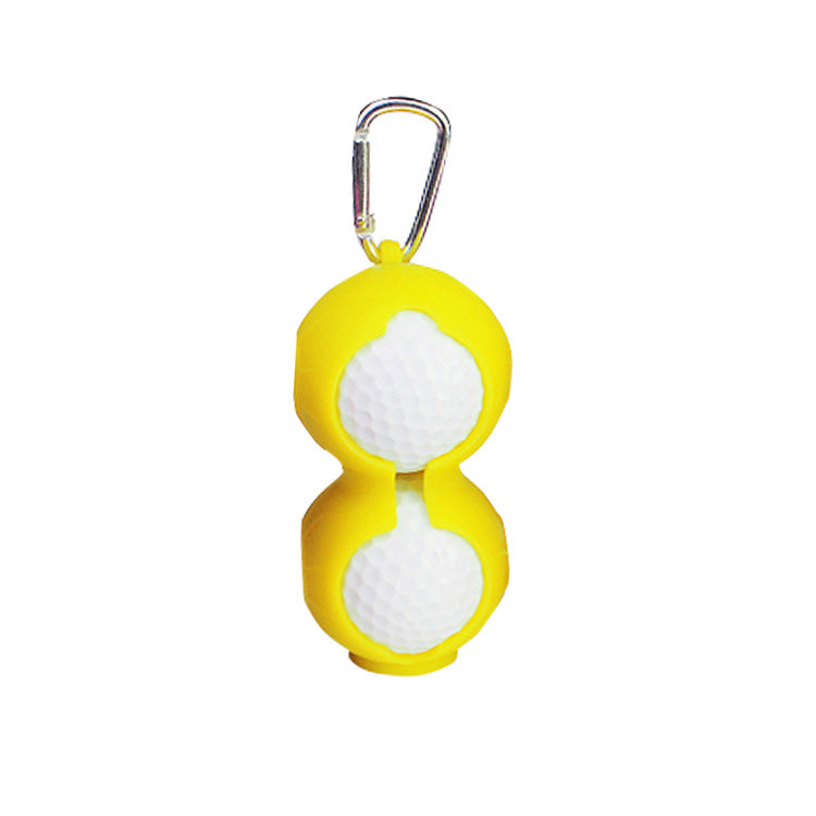 Silicone Golf Ball Protective Cover - Yellow