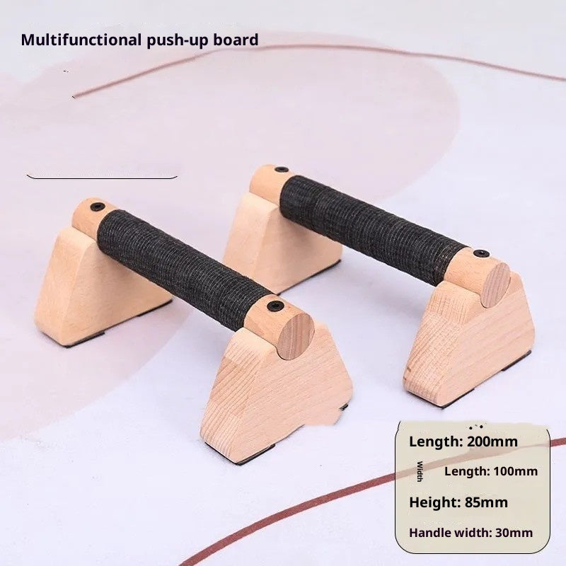 Wooden Parallel Bars Dip Station - Beech
