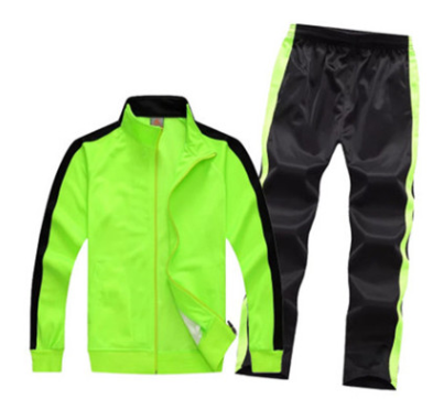 Children's Football Training Suit - Fluorescent green