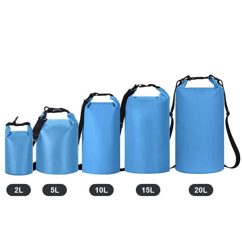 Outdoor Sports Swimming Beach Dry-wet Separation Dry Bag - Lake Blue