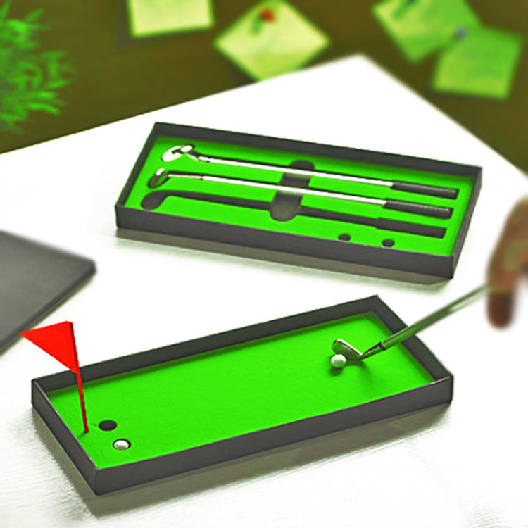 Desktop Mini Golf Putting Green Pen Set - Upgraded version