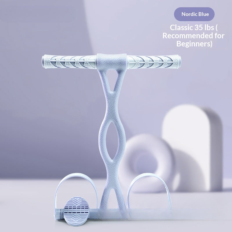Foot-Pedal Resistance Band Trainer - Nordic Blue