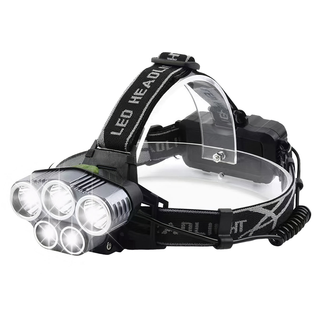 Rechargeable Headlamp, 20000 Lumen - Black