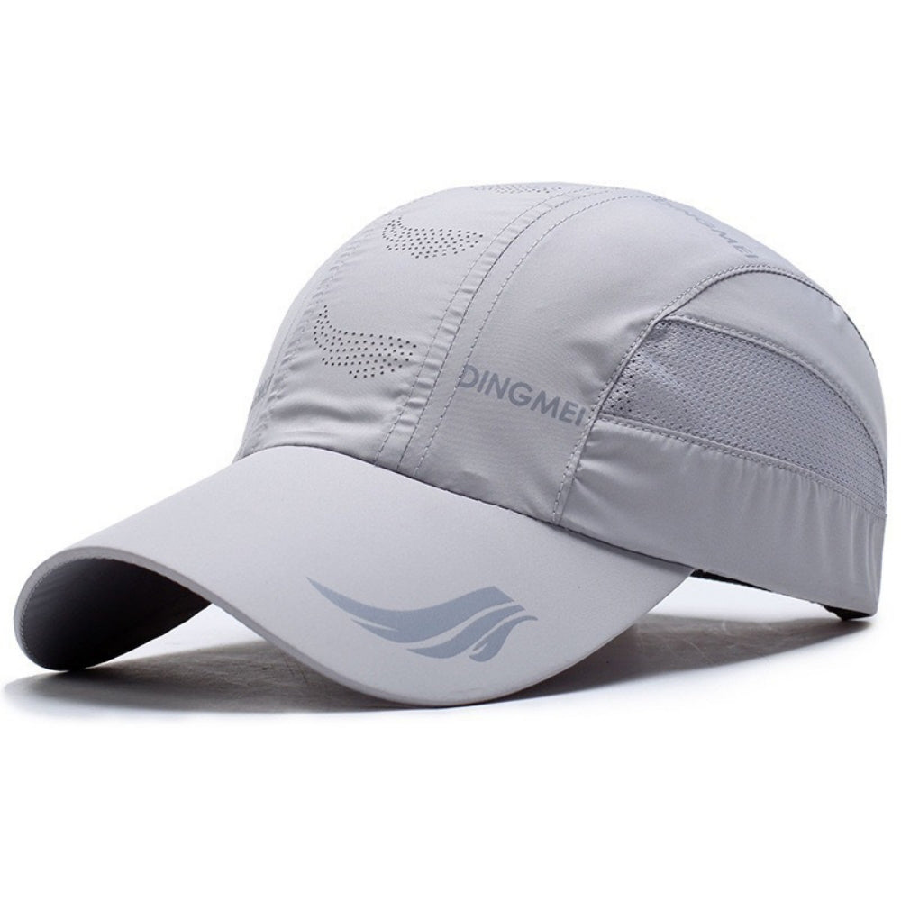 Quick-Drying Waterproof Baseball Cap - Light gray