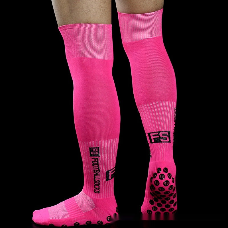 Anti-Slip Knee-High Training Socks - Pink