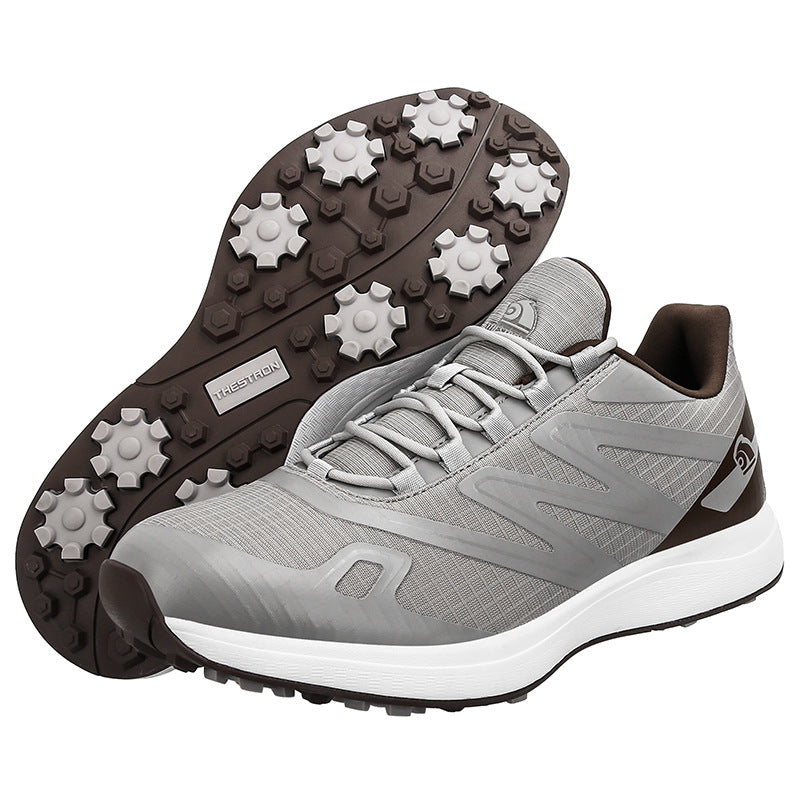 Men's Breathable Golf Shoes - Light Brown