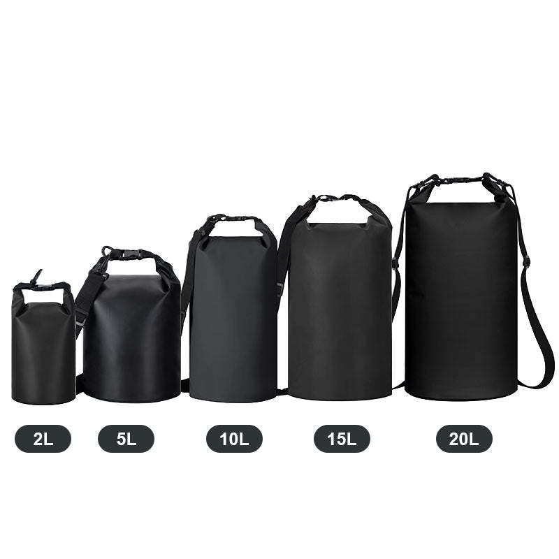 Outdoor Sports Swimming Beach Dry-wet Separation Dry Bag - Black