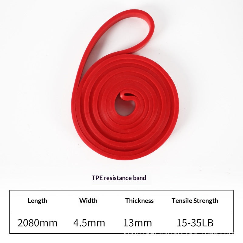 Elastic Pull-Up Assist Resistance Bands - Red