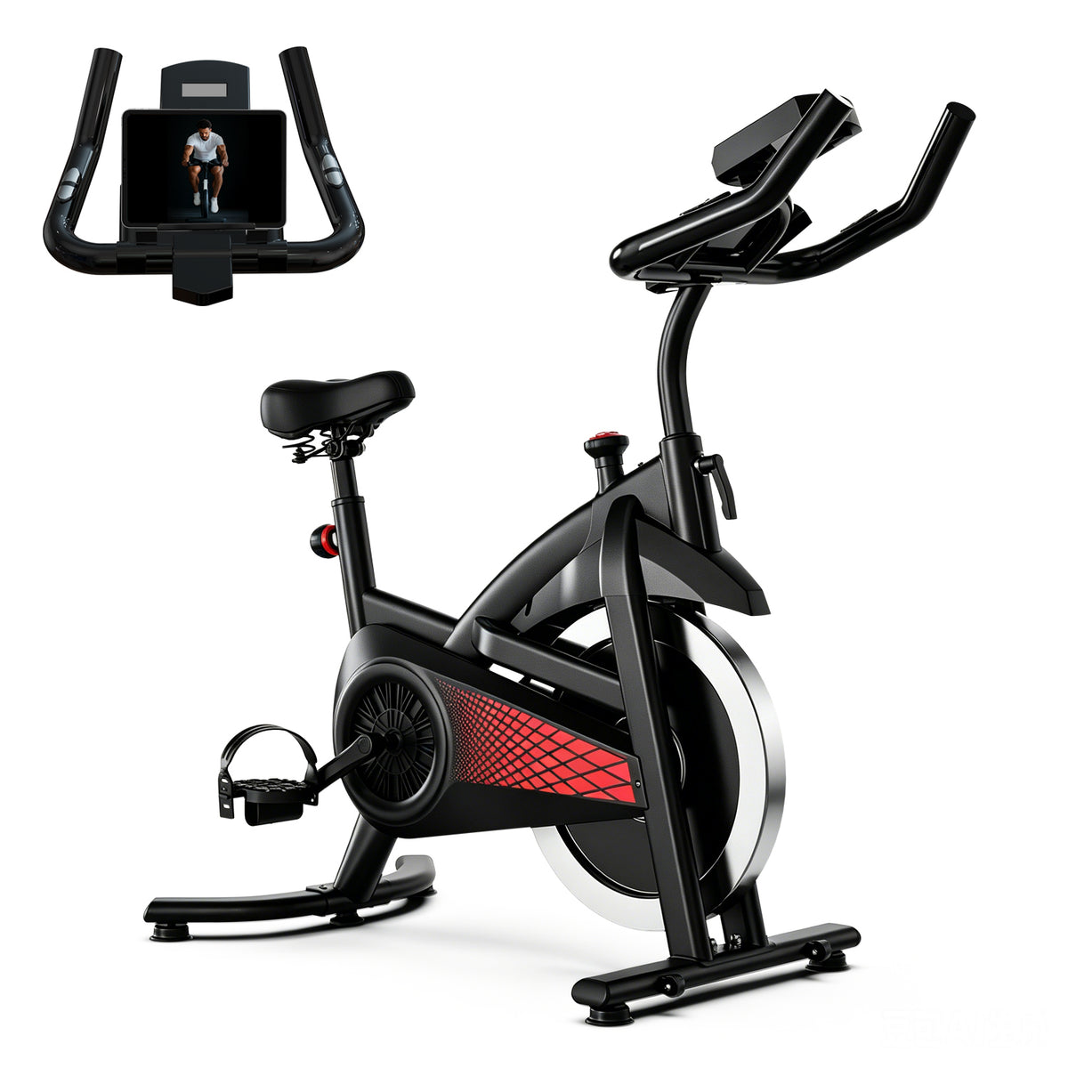 Adjustable Magnetic Resistance Exercise Bike - RD