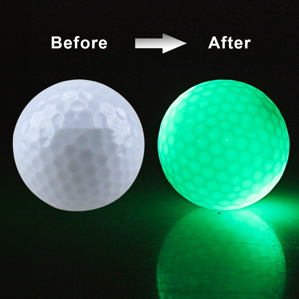 Waterproof LED Light-Up Golf Balls - Green
