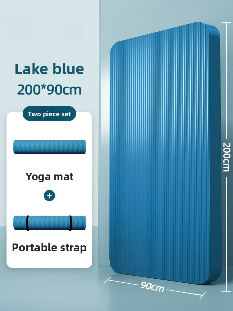 Extra-Thick Non-Slip Yoga Fitness Mat - 001-200cm 90cm 20cm 2