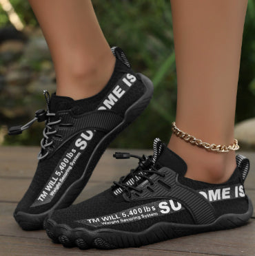 Beach Diving Swimming Outdoor Leisure Wading Hiking And Running Shoes - Black