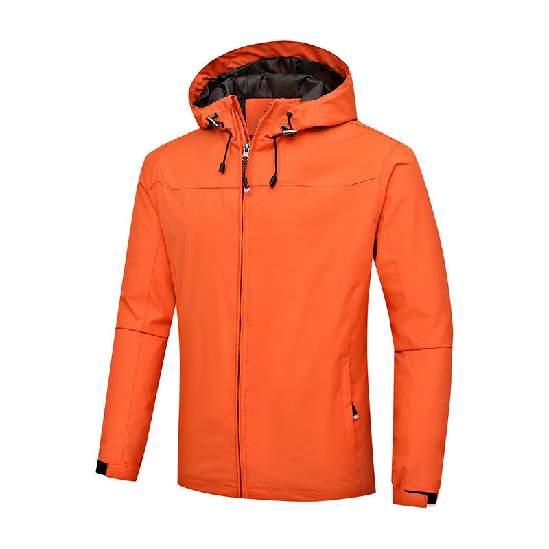 Windproof All-Season Mountaineering Jacket - Orange