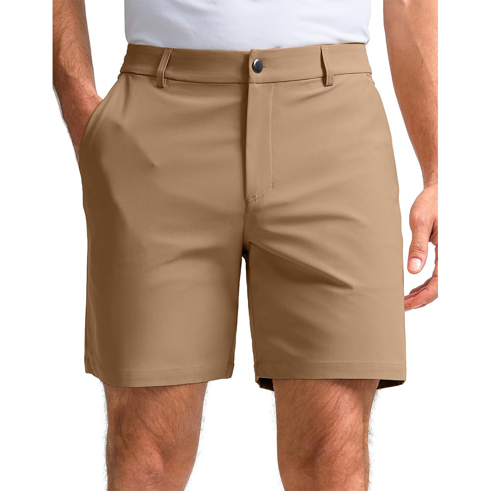 Men's Water-Resistant Golf Shorts - Khaki