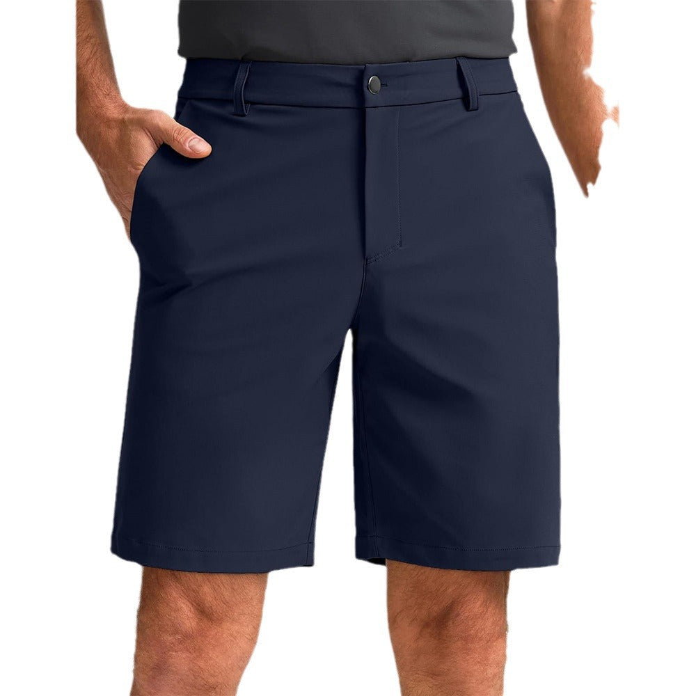 Men's Water-Resistant Golf Shorts - Navy Blue