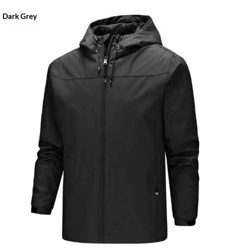 Windproof All-Season Mountaineering Jacket - Dark gray